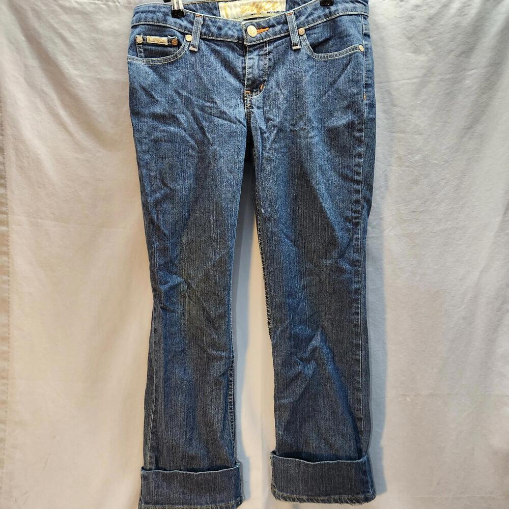 Vintage Enyce‎ Jeans Blue Womens Size 11 Embroidered